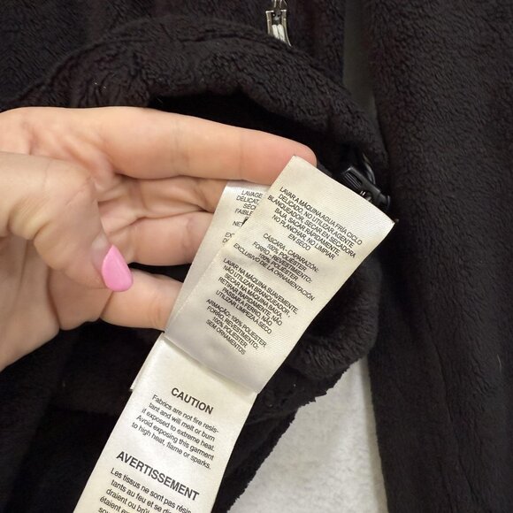 Mountain Hardwear Jacket Womens Large Black Fleece Full Zip Outdoors Hiking Warm - Picture 7 of 13